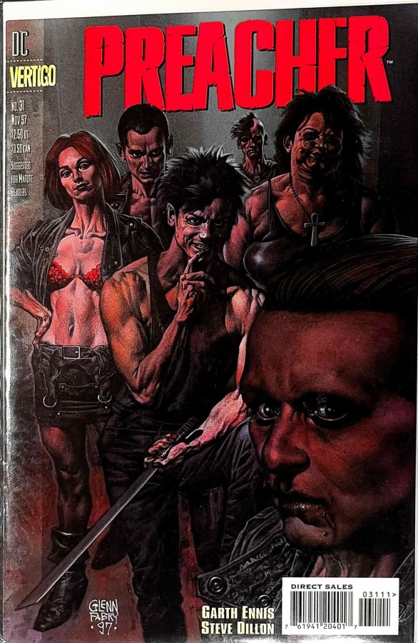Preacher #31 (1997) Vertigo cover
