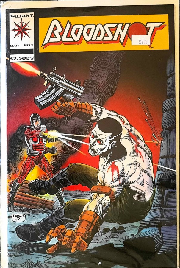 Bloodshot #2 (1993) Valiant cover