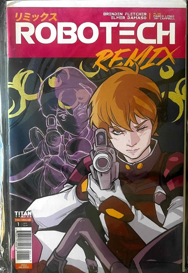 Robotech Remix #1 (2019) Titan Comics First Printing cover