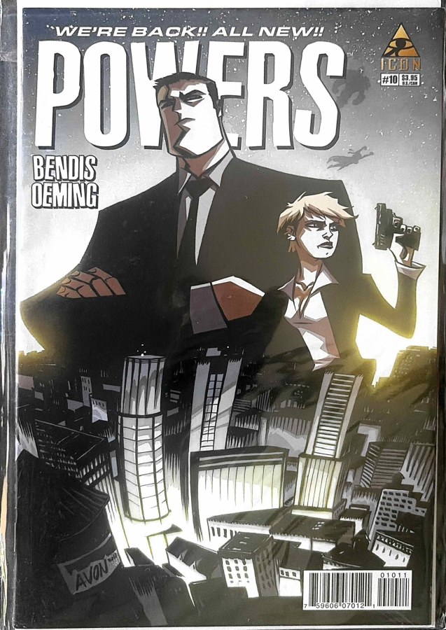 Powers #10 (2012) Marvel First Printing cover