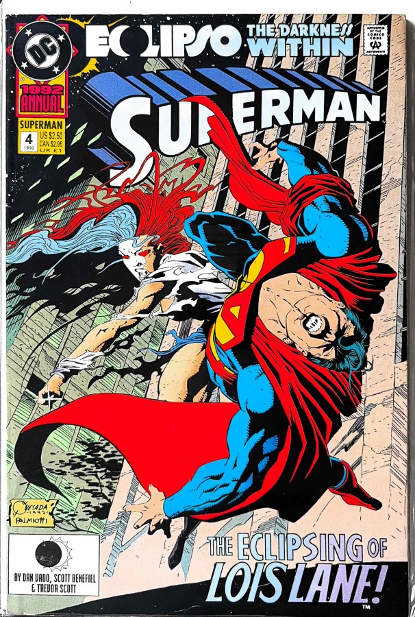 Adventures of Superman Annual #4 (1992) DC cover
