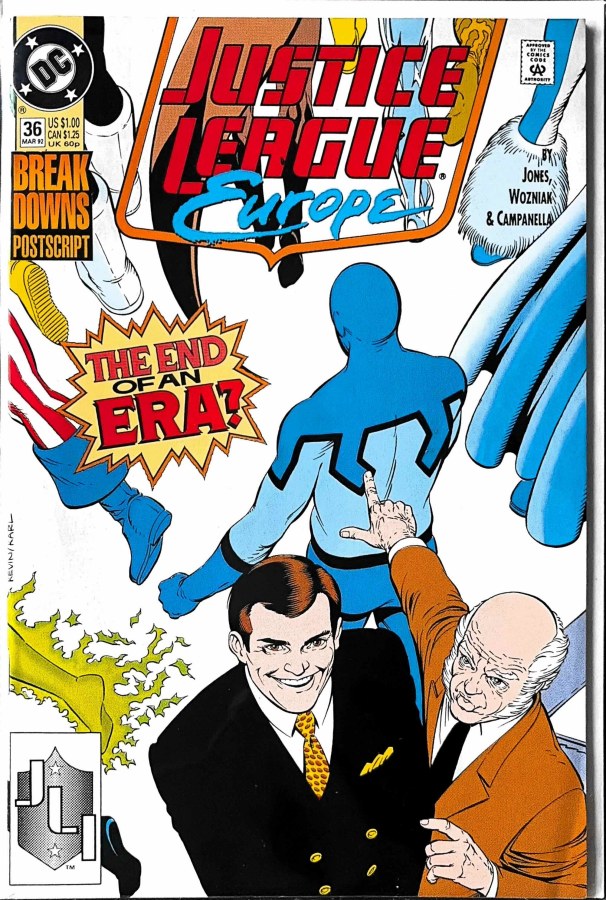 Justice League Europe #36 (1992) DC cover