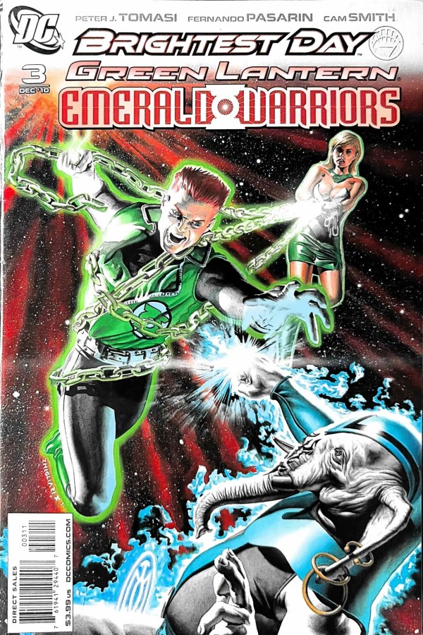 Green Lantern: Emerald Warriors #3 (2010) DC First Printing cover