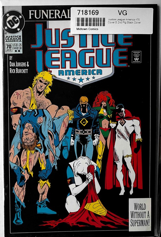 Justice League America #70 (1993) DC cover