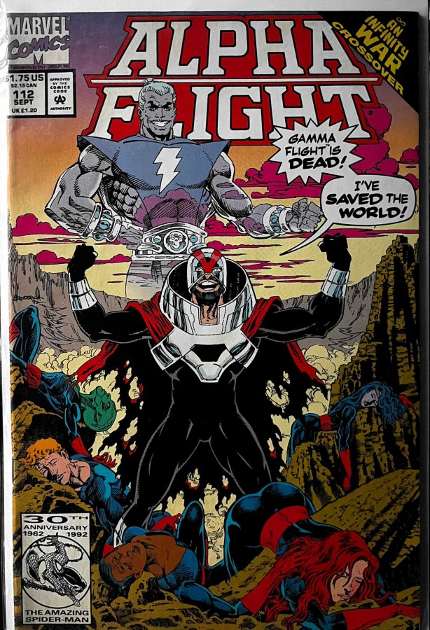 Alpha Flight #112 (1992) Marvel cover