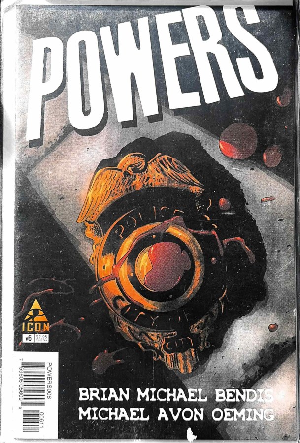 Powers #6 (2004) Marvel First Printing cover