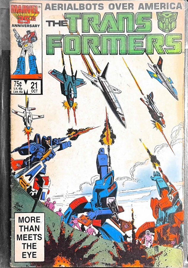 The Transformers #21 (1986) Marvel cover