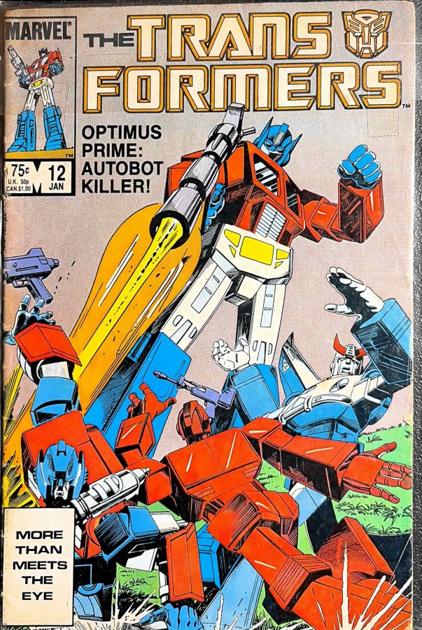 The Transformers #12 (1986) Marvel cover