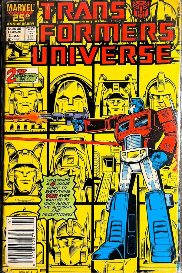 Transformers Universe #2 (1987) Marvel cover
