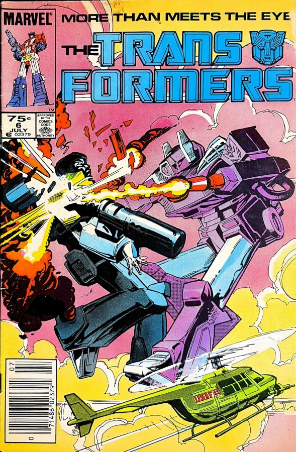 The Transformers #6 (1985) Marvel cover