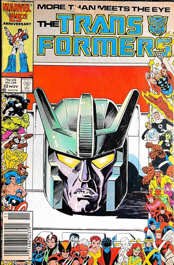 The Transformers #22 (1986) Marvel cover