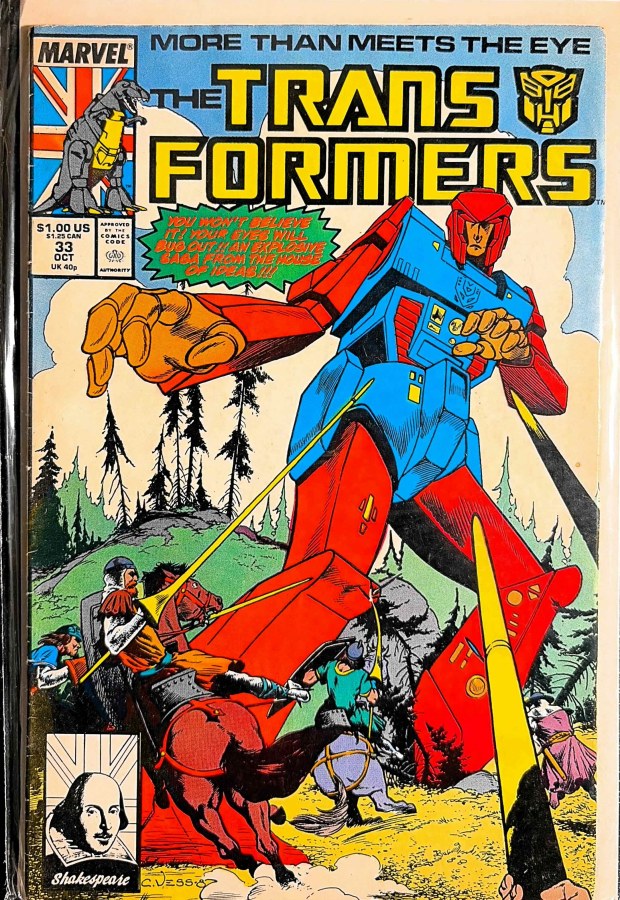 The Transformers #33 (1987) Marvel cover