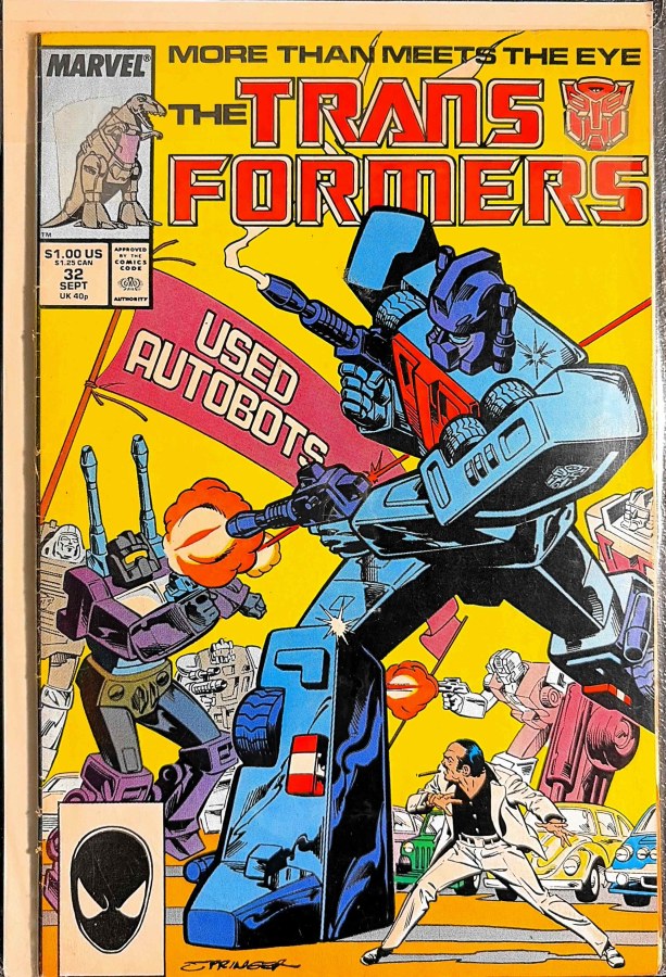 The Transformers #32 (1987) Marvel cover