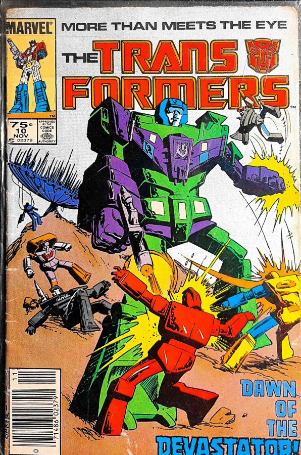 The Transformers #10 (1985) Marvel cover
