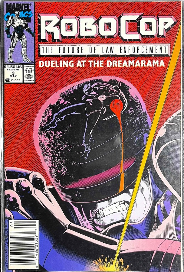 RoboCop #3 (1990) Marvel cover