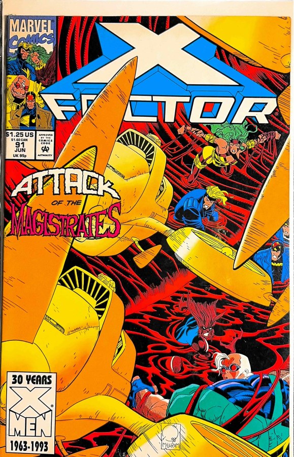 X-Factor #91 (1993) Marvel cover