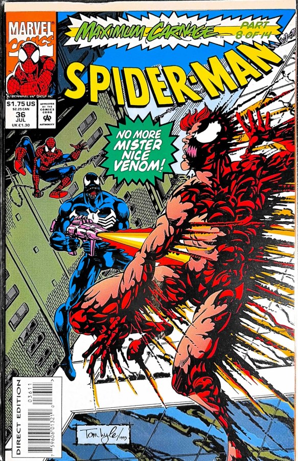 Spider-Man #36 (1993) Marvel cover