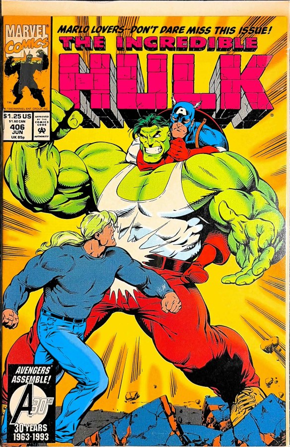 The Incredible Hulk #406 (1993) Marvel cover