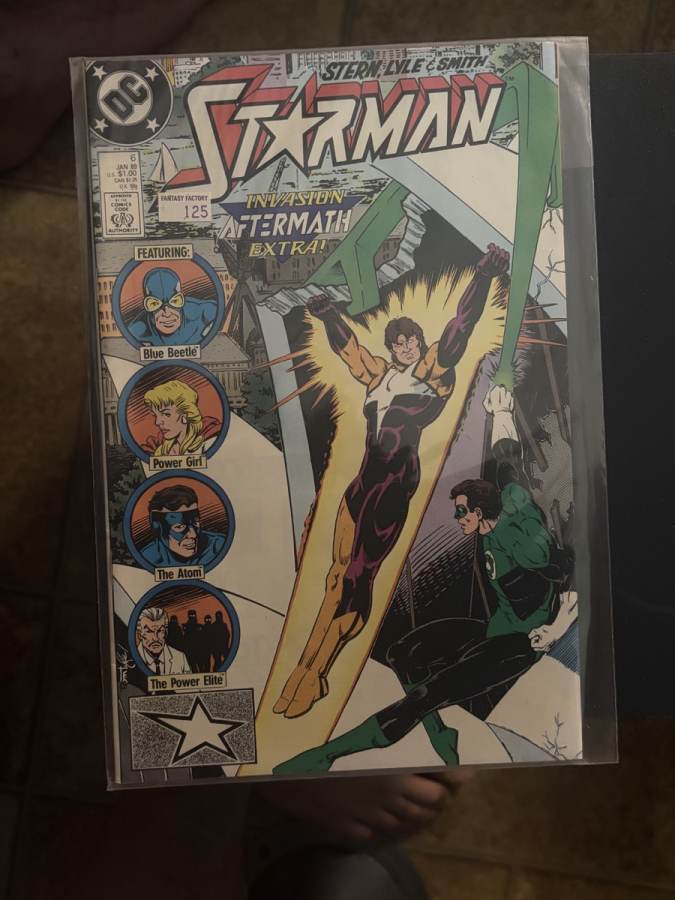 Starman #6 (1989) DC NM cover
