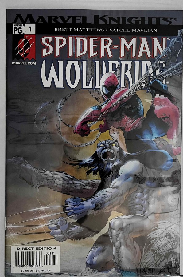 Spider-Man Wolverine #1 (2003) Marvel Knights cover