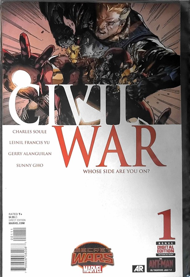 Civil War #1 (2015) Marvel cover
