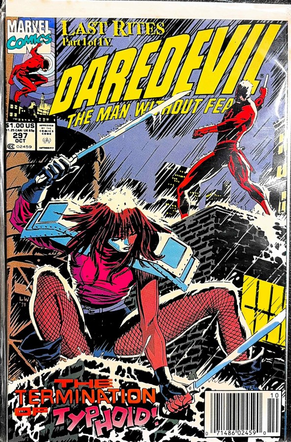 Daredevil #297 (1991) Marvel cover