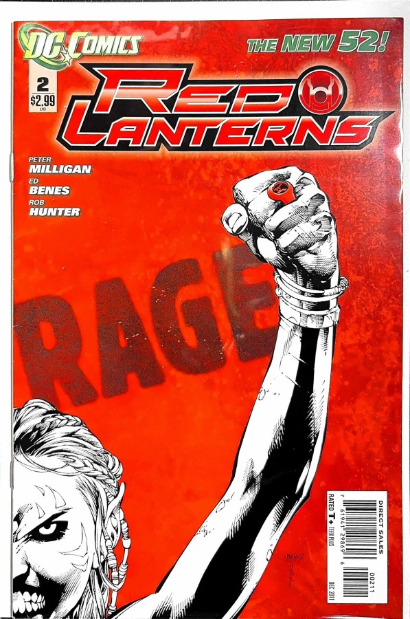 Red Lanterns #2 (2011) DC First Printing cover