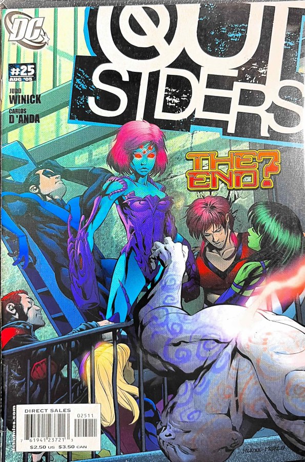 Outsiders #25 (2005) DC cover