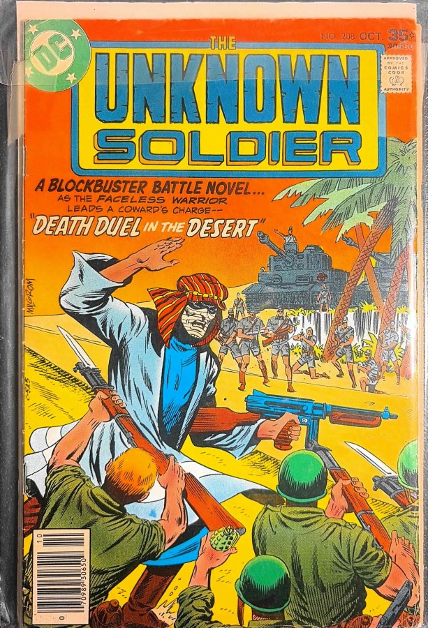 The Unknown Soldier #208 (1977) DC cover