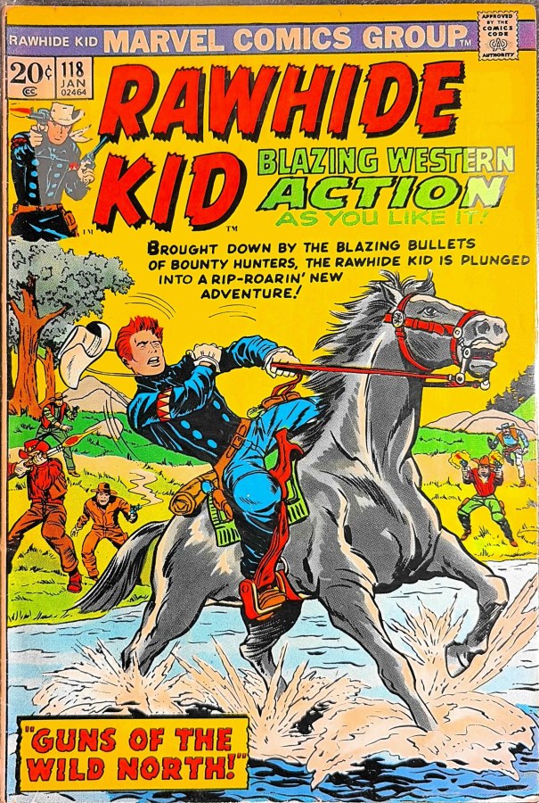 Rawhide Kid #118 (1974) Marvel cover
