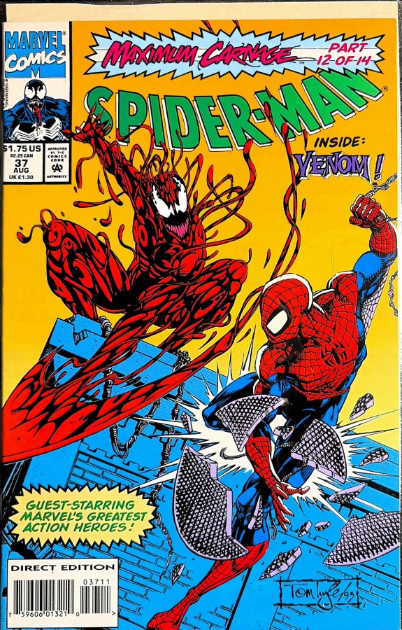 Spider-Man #37 (1993) Marvel cover