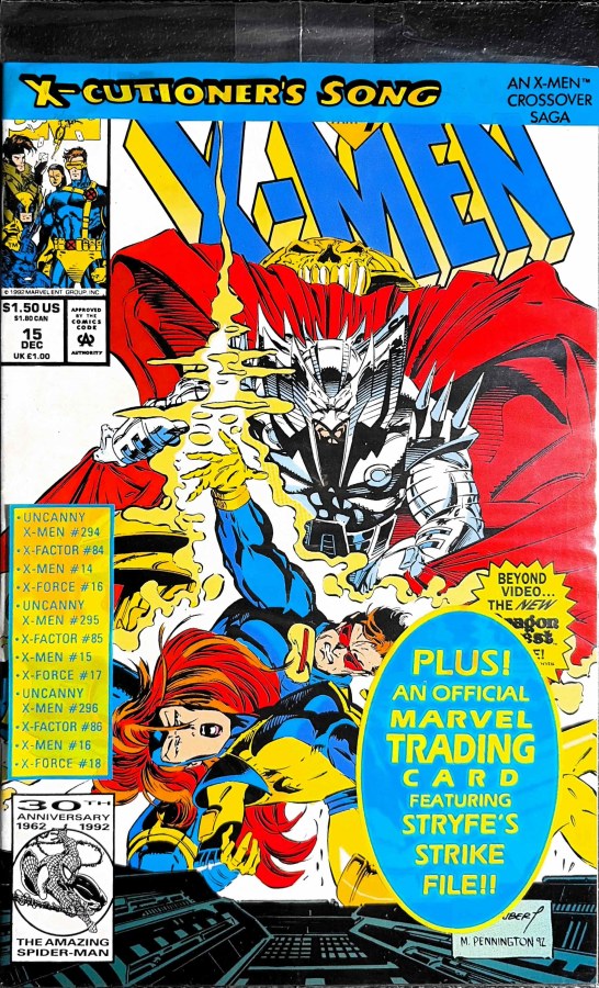 X-Men #15 (1992) Marvel cover