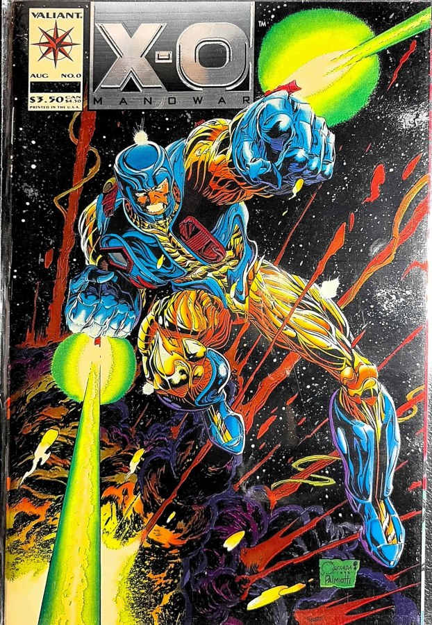 X-O Manowar #0 (1993) Valiant cover