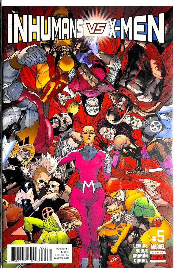 Inhumans vs. X-Men #5 (2017) Marvel cover