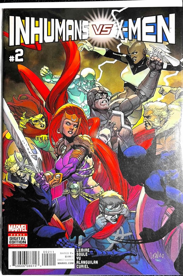 Inhumans vs. X-Men #2 (2017) Marvel cover