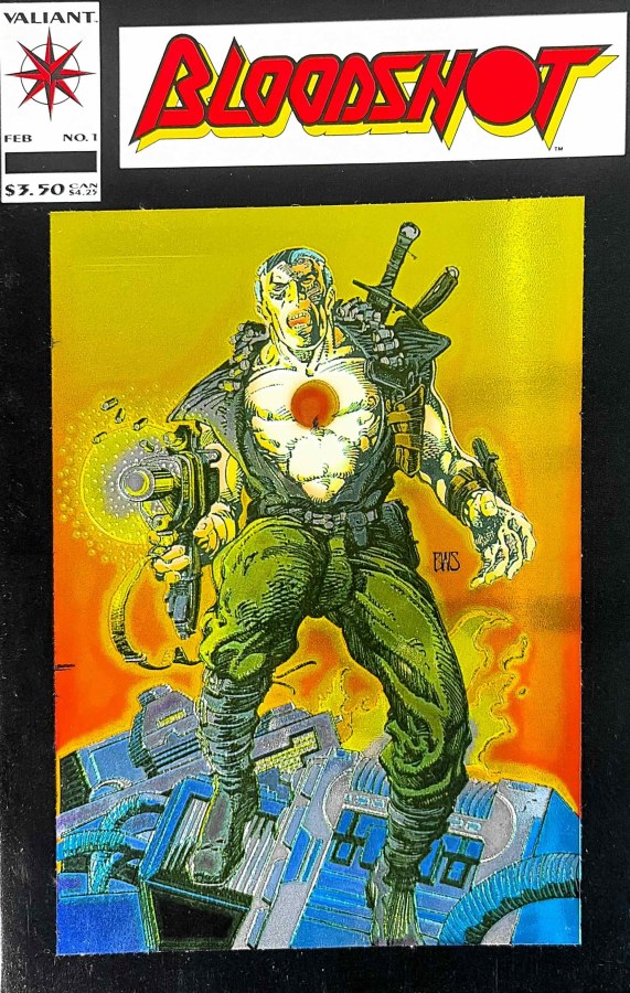 Bloodshot #1 (1993) Valiant cover