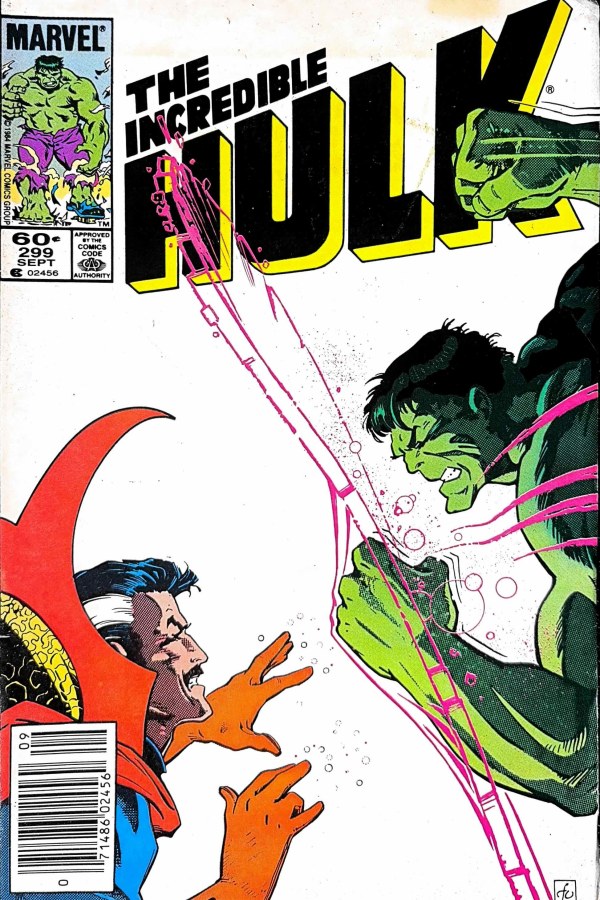 The Incredible Hulk #299 (1984) Marvel cover