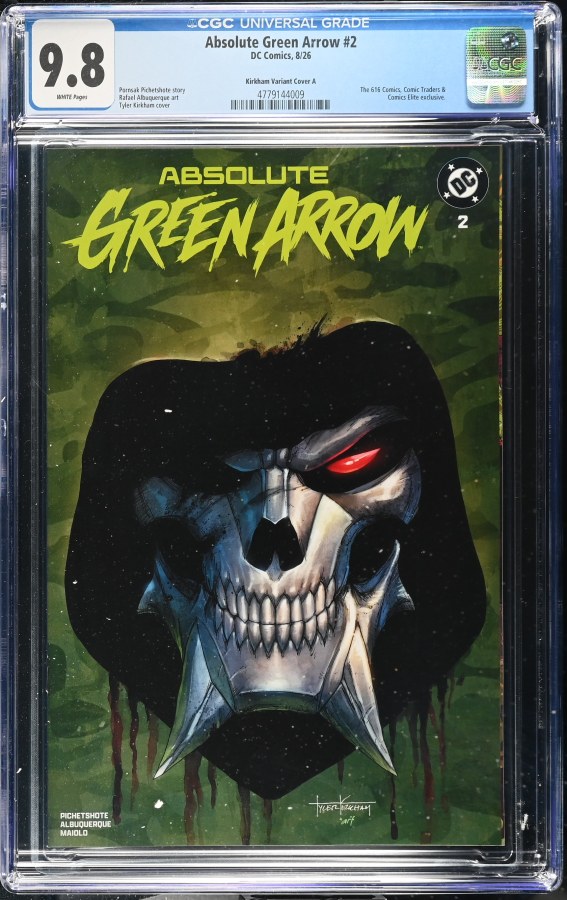 Absolute Green Arrow #2 (2026) DC Kirkham Variant Cover A CGC 9.8 cover