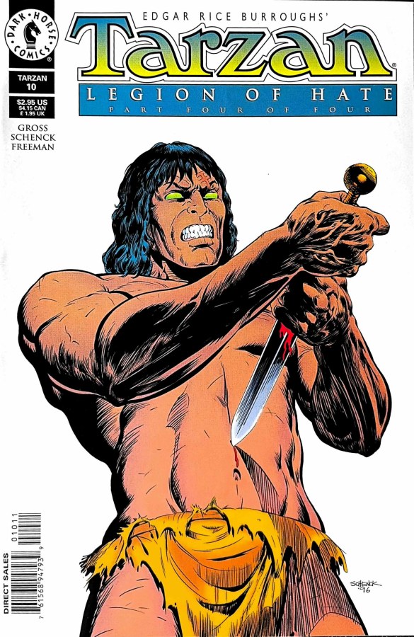Tarzan #10 (1997) Dark Horse cover