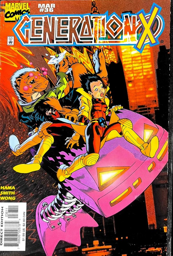 Generation X #36 (1998) Marvel cover