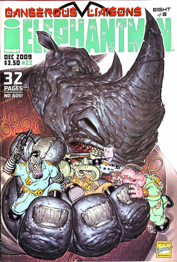 Elephantmen #23 (2009) Image First Printing cover