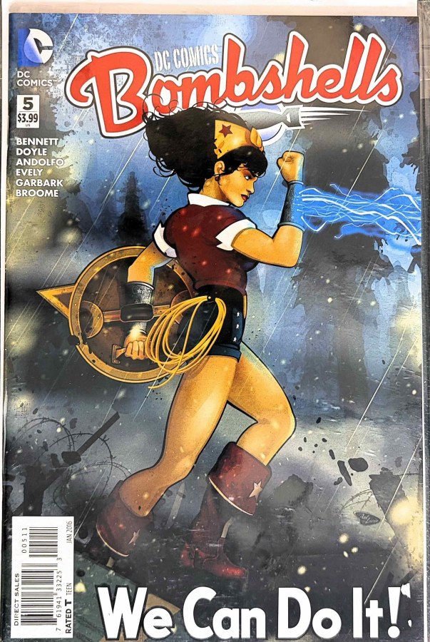 DC Comics Bombshells #5 (2016) DC First Printing cover