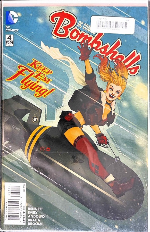 DC Comics Bombshells #4 (2016) DC First Printing cover
