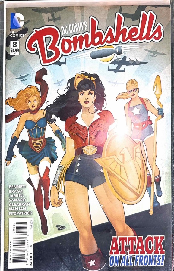 DC Comics Bombshells #8 (2016) DC First Printing cover