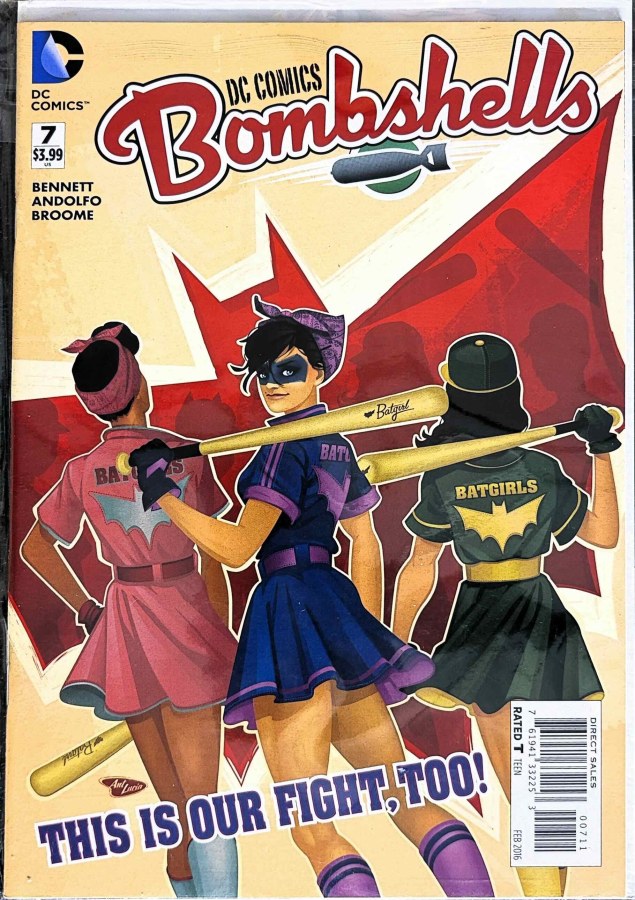 DC Comics Bombshells #7 (2016) DC First Printing cover