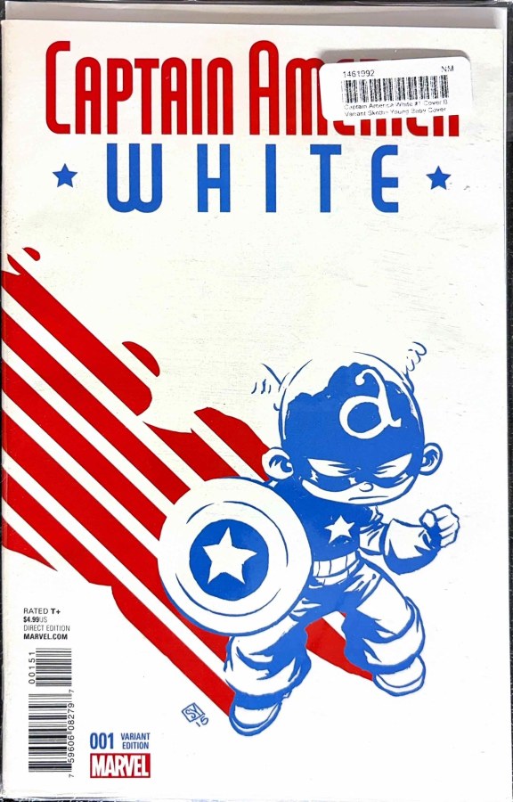 Captain America: White #1 (2015) Marvel Skottie Young Variant cover