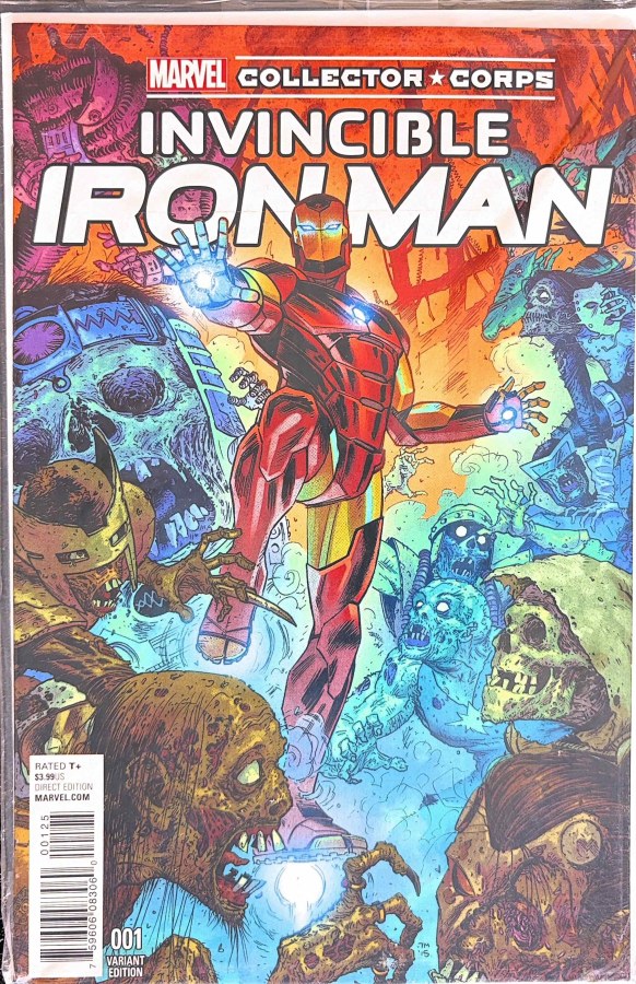 Invincible Iron Man #1 (2015) Marvel Collector Corps Exclusive cover
