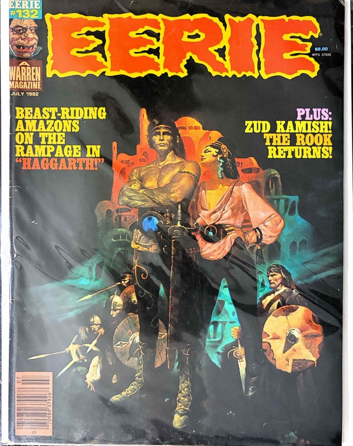 Eerie #132 (1982) Warren Magazine cover