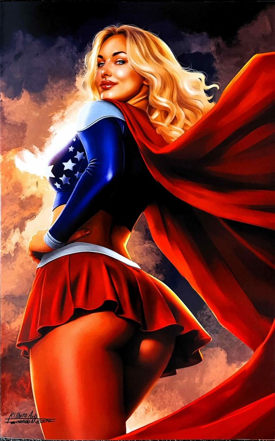 Artist Alley Comics Illustrated Pin-Up Superhero Girl Art Print cover