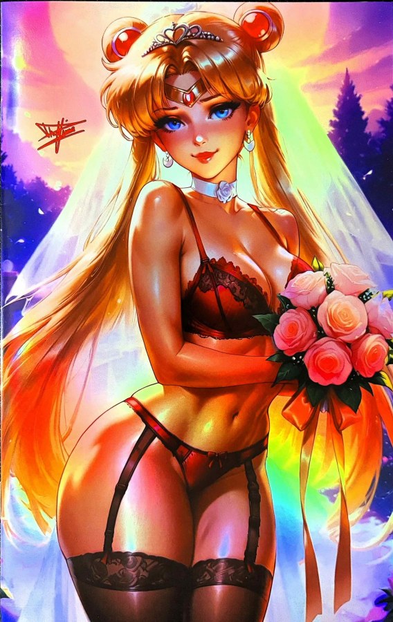 Artist Alley Comics Illustrated Pin-Up Superhero Girl Art Print cover